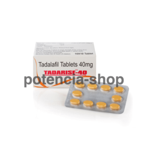 Krabica a blister Tadarise 40 mg