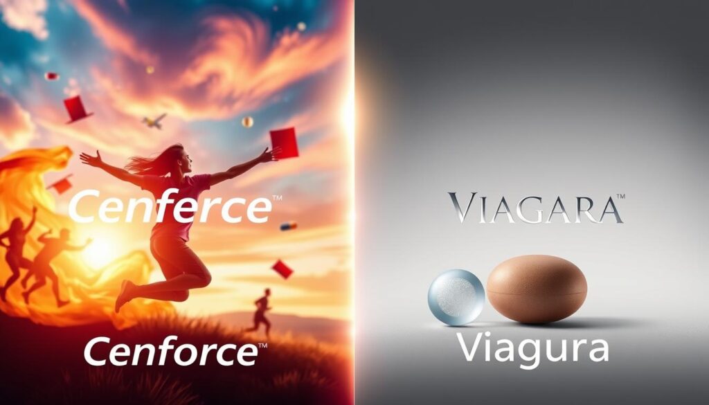 účinnosť Cenforce a Viagra